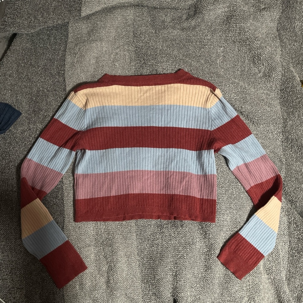 Love, Fire Multicolor Ribbed Sweater - Picture 2 of 4